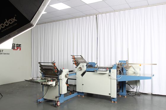 380V A3 ফোল্ডিং মেশিন, উচ্চ কর্মক্ষমতা ফিডার সহ বাণিজ্যিক কাগজ ফোল্ডার